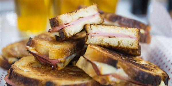 Carson Daly's Grilled Ham and Cheese Sandwiches