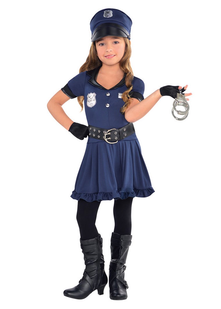 Polizist Cutie Girl's Costume
