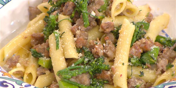 Penne with Sausage and Broccolini