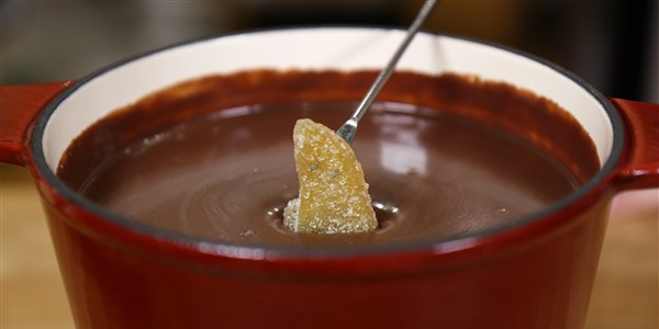 简单 Chocolate Fondue