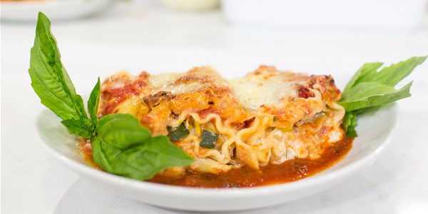 Gemüse Lasagna Rolls