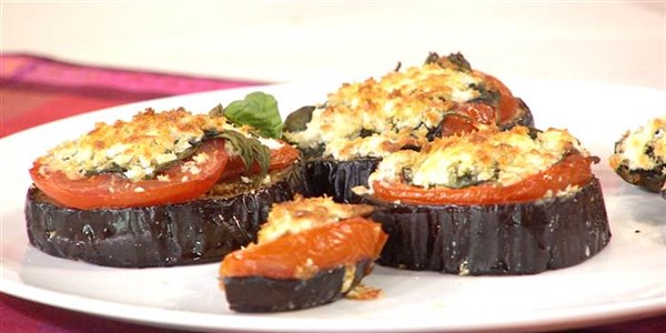 快速 and Healthy Eggplant Parmesan