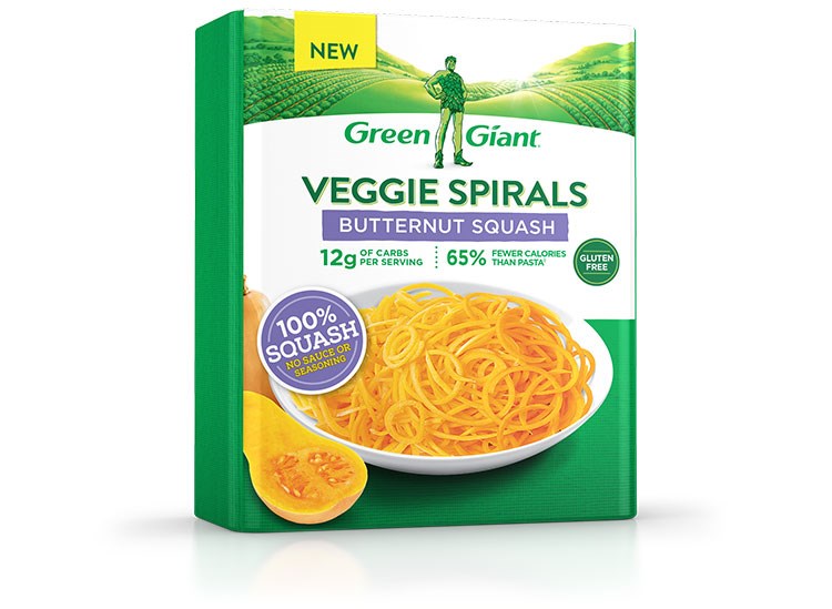绿色 Giant Veggie Spirals Butternut Squash