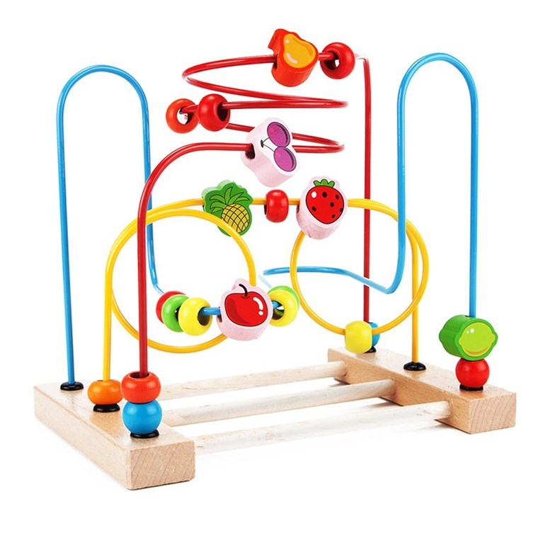 VidaToy Classic Circle Bead Maze Activity Center for Toddlers