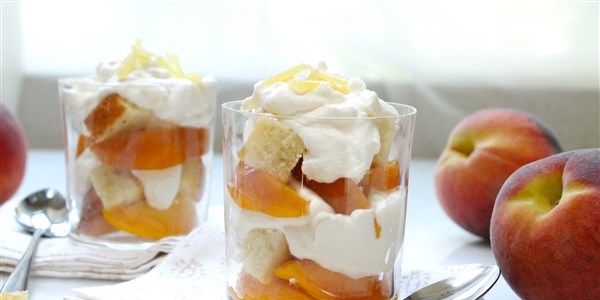 5-Съставка Peach Shortcake Parfaits