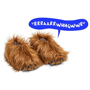 звезда Wars Chewbacca Slippers with Sound