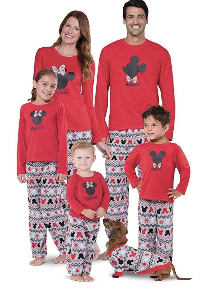 PyjamaGram Mickey Mouse and Minnie Mouse Matching Family Pajamas