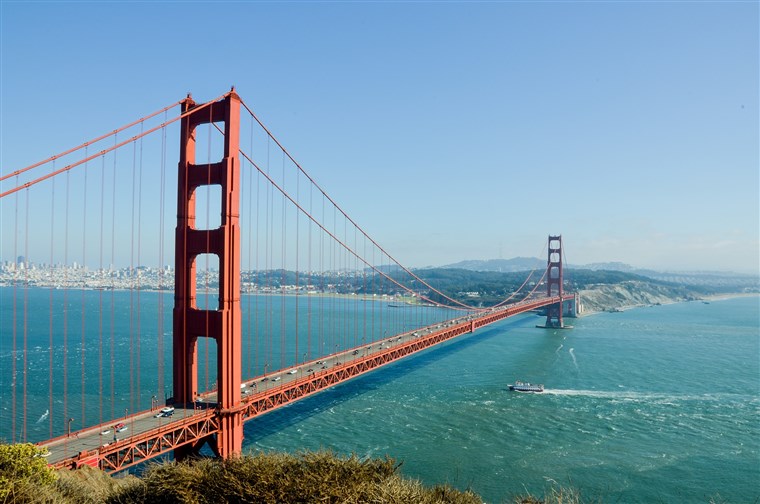 тихоокеански Coast Highway: Golden Gate Bridge