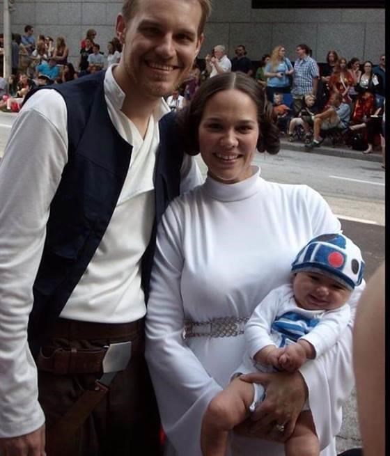 Luke Skywalker and Princess Leia Halloween Costume