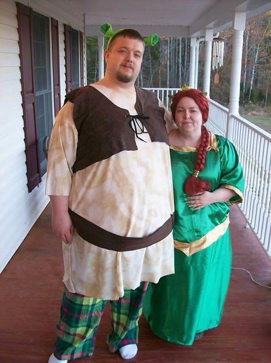 史莱克 and Fiona Halloween Costume