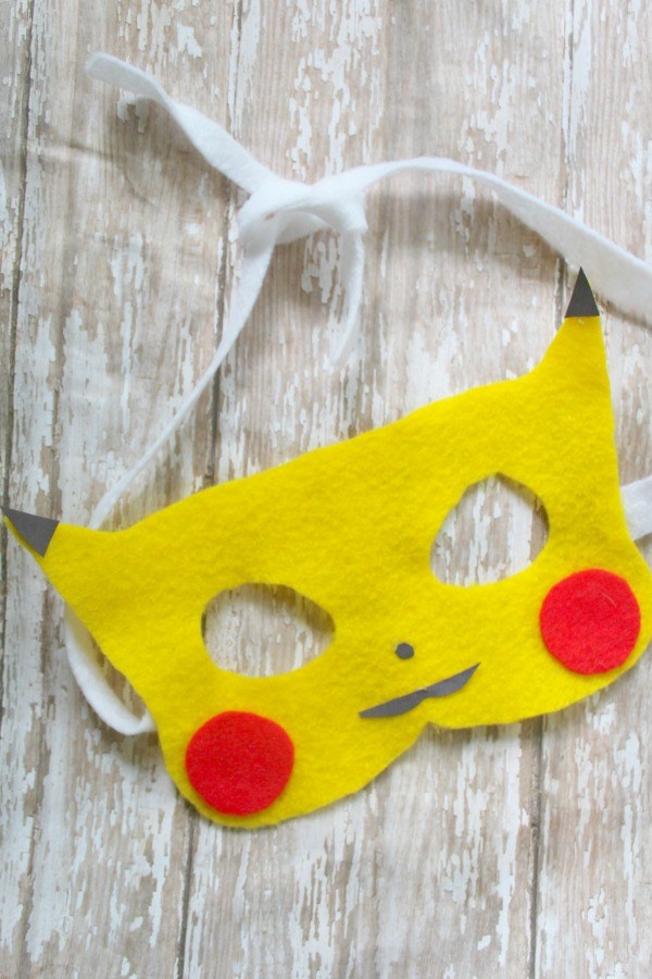 Pikachu baby costume mask