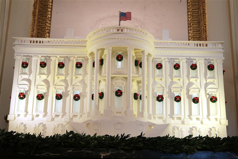 该 White House Previews Its Holiday Decorations