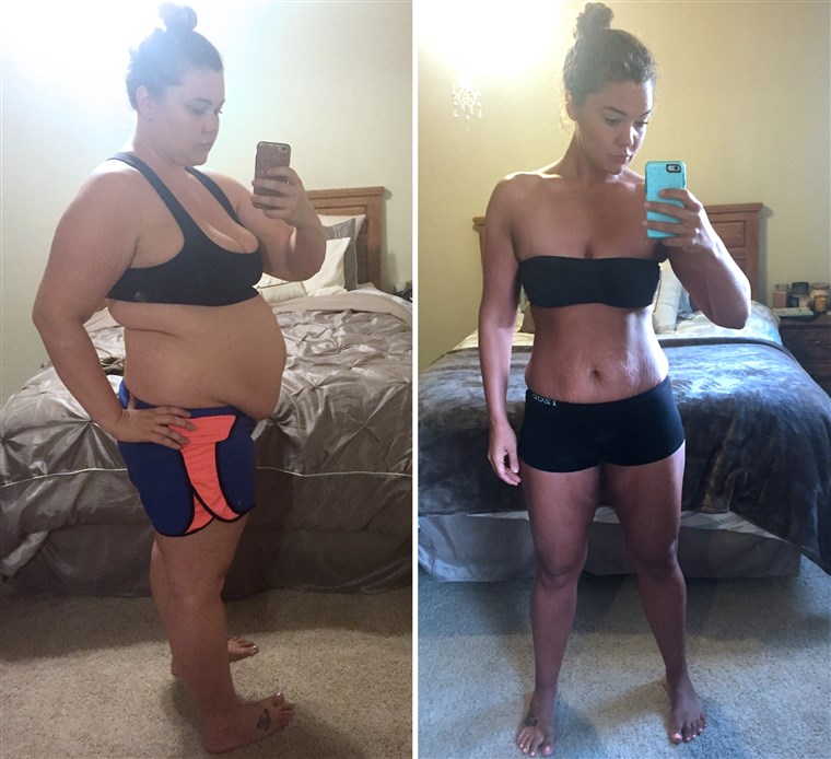 Justine McCabe before and after weight loss