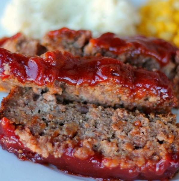 حلو and tangy meatloaf