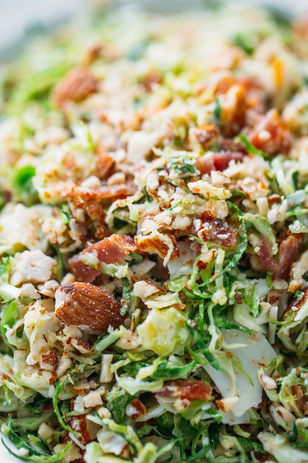 لحم خنزير مقدد and Brussels Sprout Salad