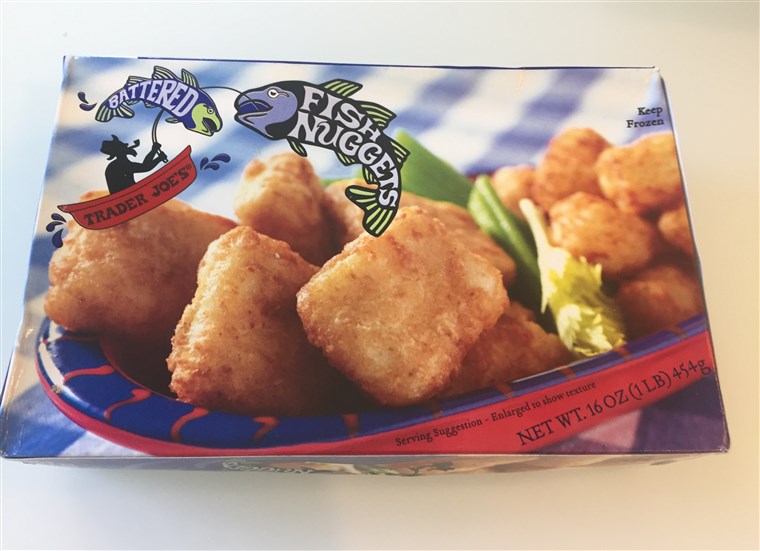Benutzen pre-made fish nuggets for an easy protein in tacos.