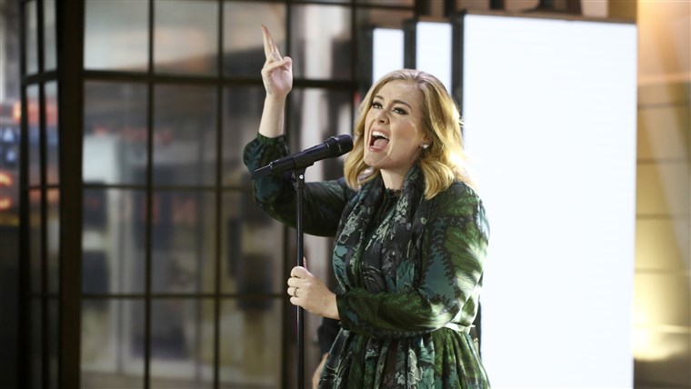 Adele performs on TODAY Show