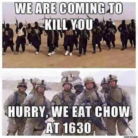Изображение mocking ISIS threats