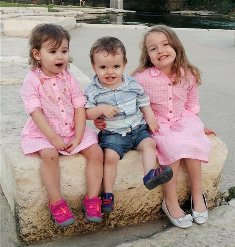 Das Kraszewski always dreamed of having a big family. After Revee almost died giving birth to Audrey, 5, they adopted Raelynn, 3, and felt surprised to learn only a few weeks later that Revee was pregnant again with Wyatt.