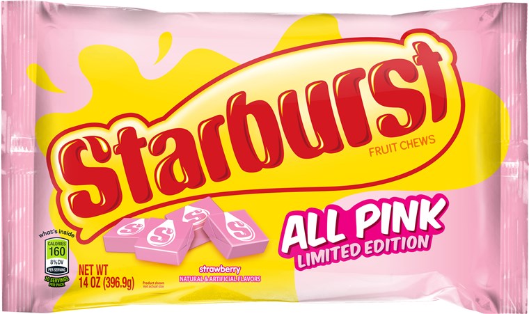 All-růžová Starburst