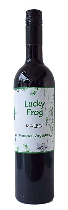سعيد الحظ Frog bottle of wine