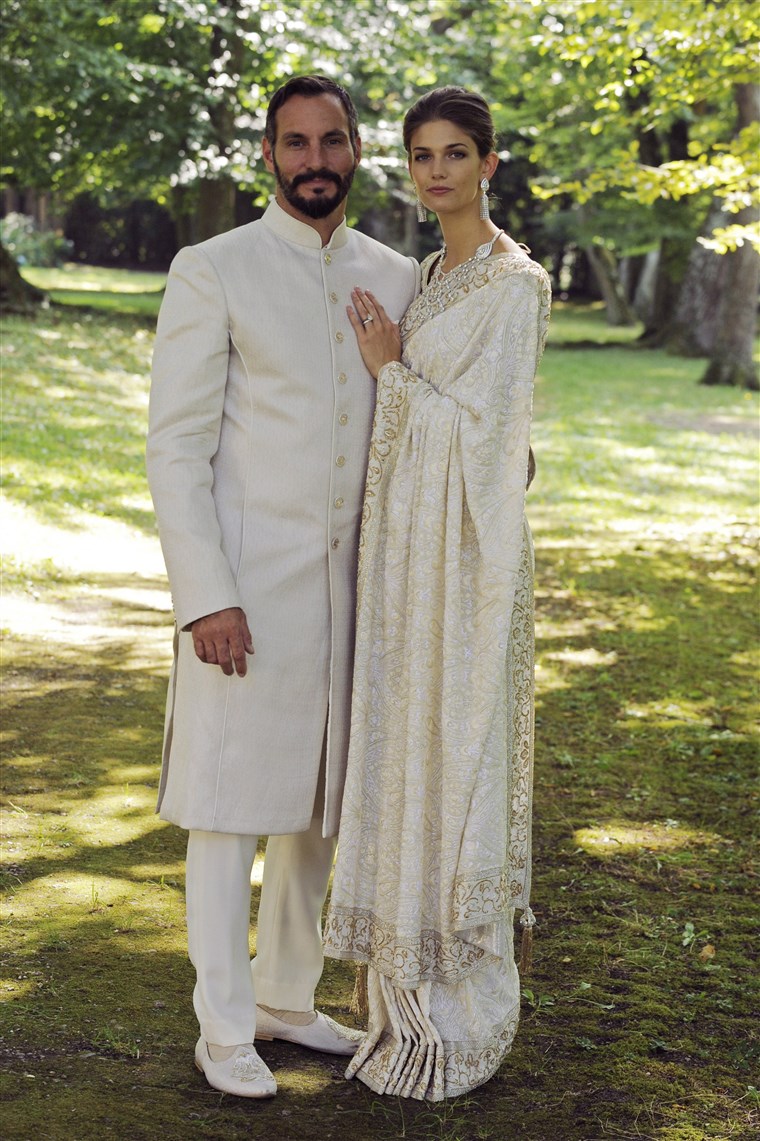 أمير Rahim Aga Khan and Kendra Salwa Spears