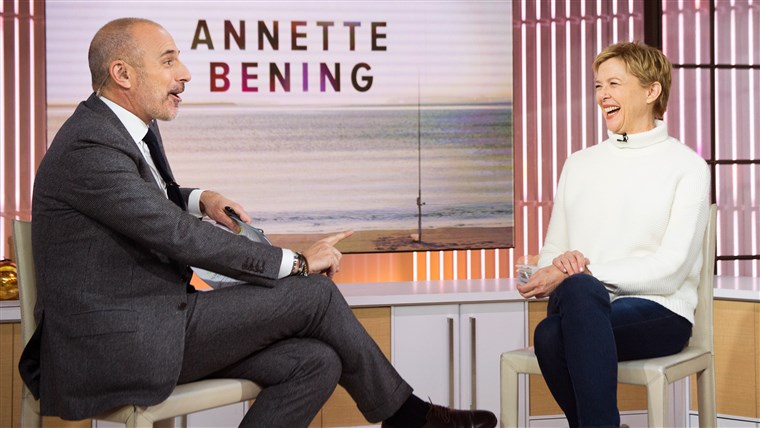 Annette Bening interviewed by Matt Lauer.TODAY, December 6th 2016.