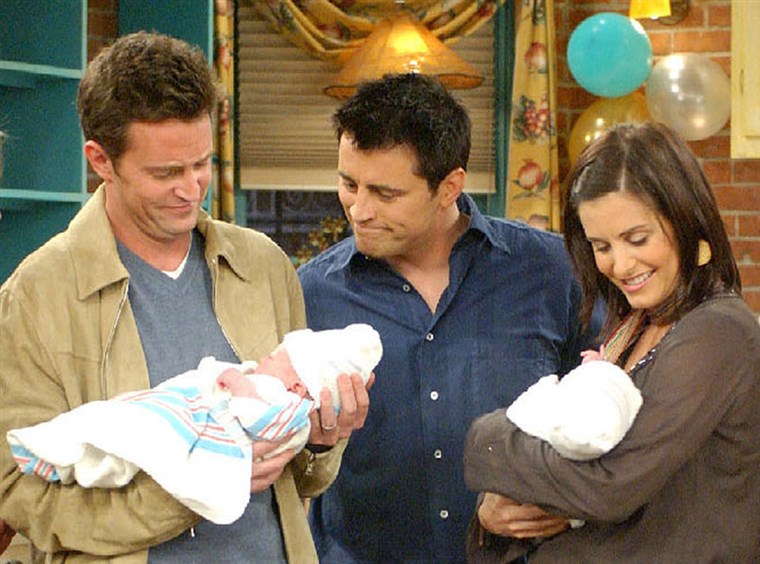 Obraz: Chandler, Joey, Monica