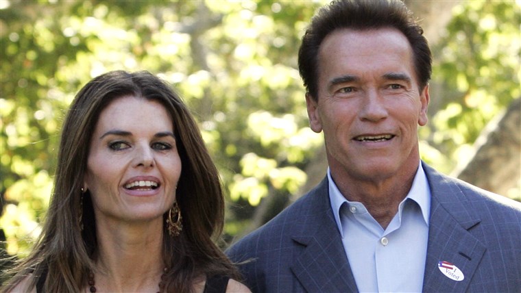 图片： Arnold Schwarzenegger, Maria Shriver