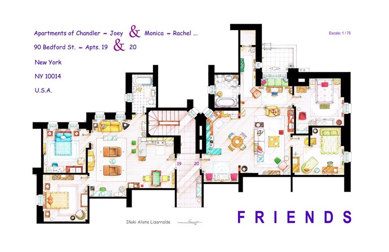 Freunde apartment floor plan