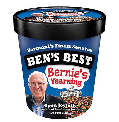 Bernie's Yearnings ice cream flavor