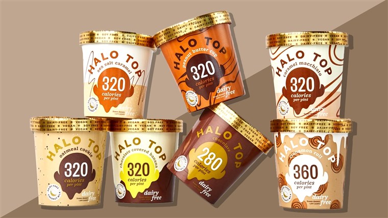 نباتي Halo Top Ice Cream
