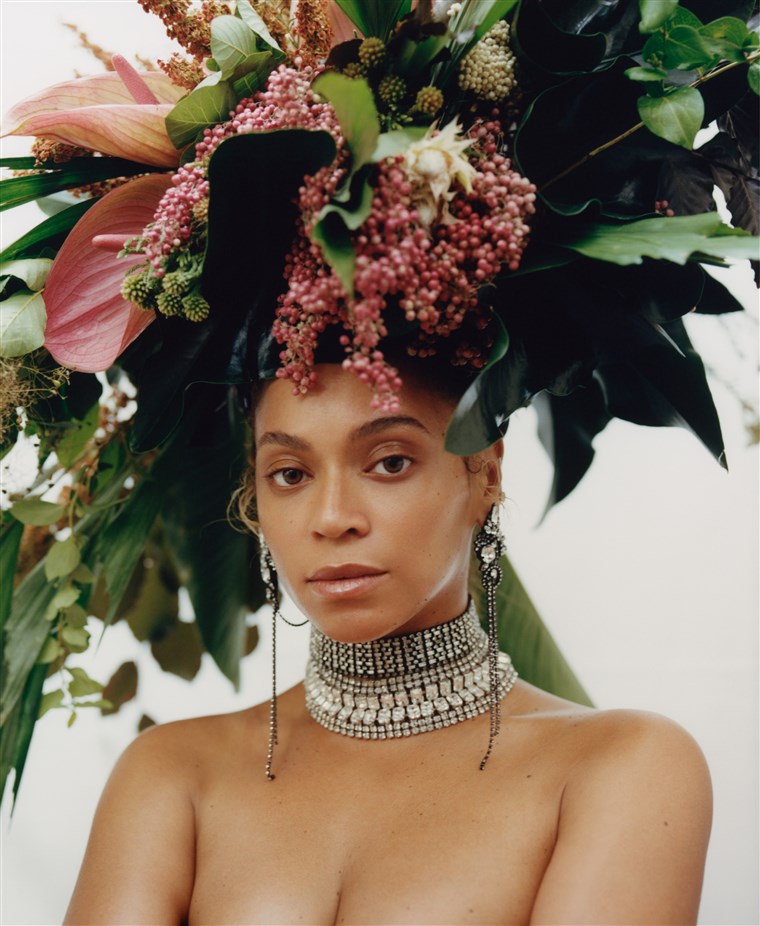 Beyonce photo shoot for Vogue