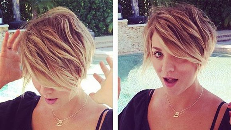 Big Bang Theory Star Kaley Cuoco Hackt Haare In Pixie Kaley cuoco's sister, briana has competed on season 5 of the voice. big bang theory star kaley cuoco hackt