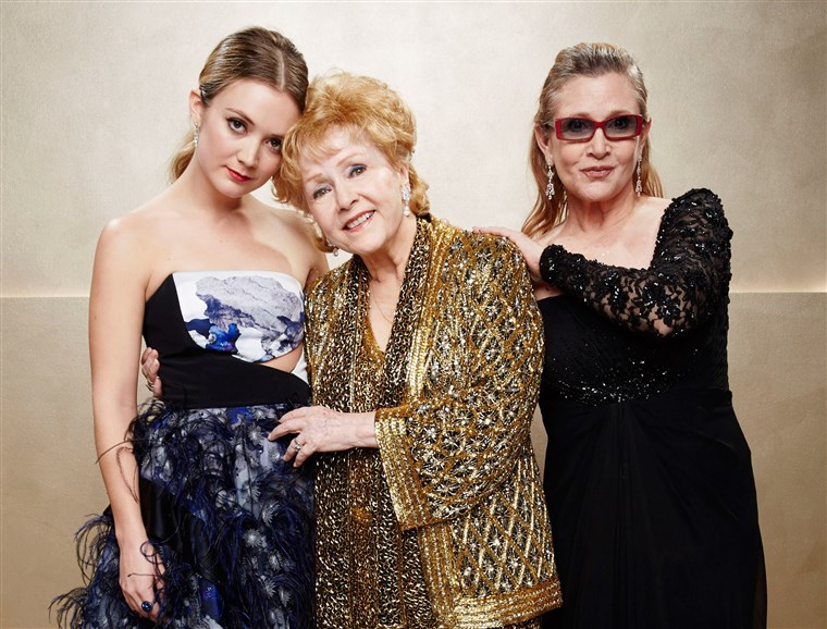Били Lourd, Carrie Fisher and Debbie Reynolds