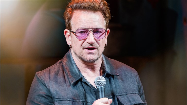Obraz: Bono Visits 