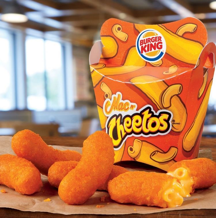 برغر King's new Mac-n-Cheetos