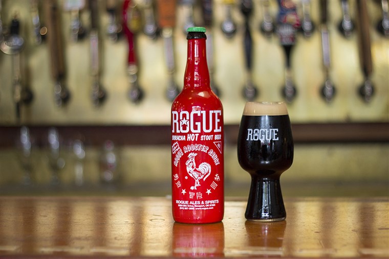 图片： Rogue Sriracha beer