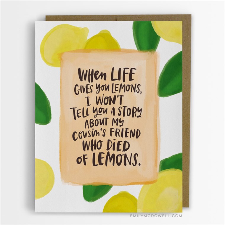 Empathie Card from Emily McDowell Studio.