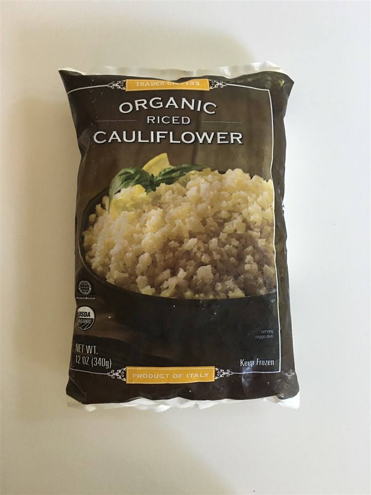 Trader Joe's frozen cauliflower rice