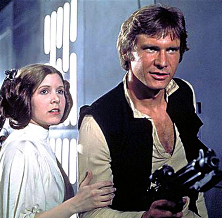 Princezna Leia and Han Solo