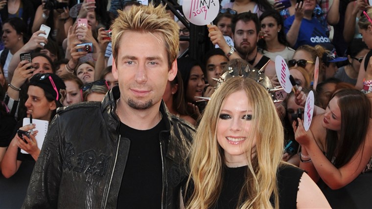 تشاد Kroeger and Avril Lavigne