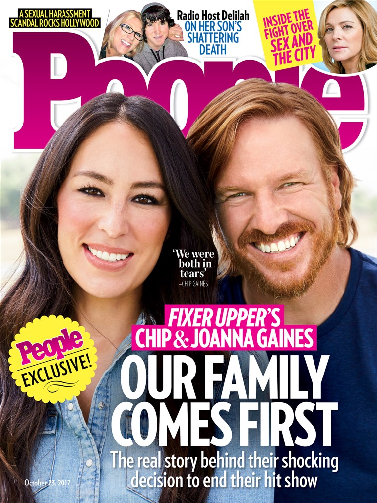 Chip and Joanna Gaines on the cover of People.