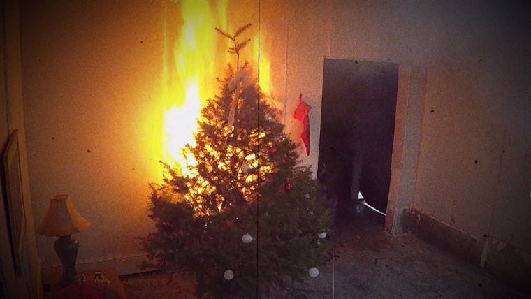 روسن Reports Christmas tree fires
