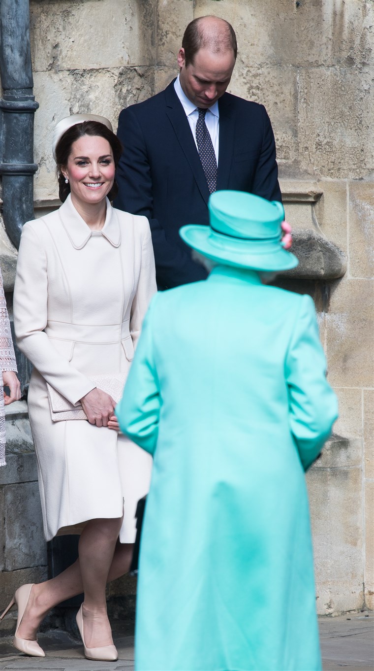 Das Royal Family Attend Easter Day Service In Windsor