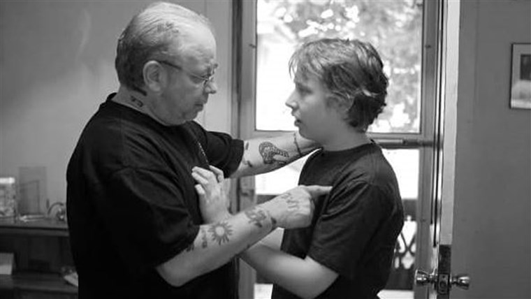 Rechnung Davis and his son work through autism and disability together