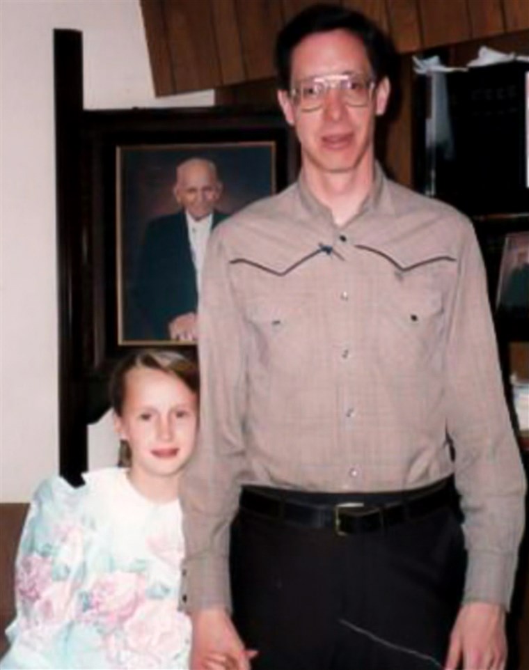 راشيل Jeffs and her father