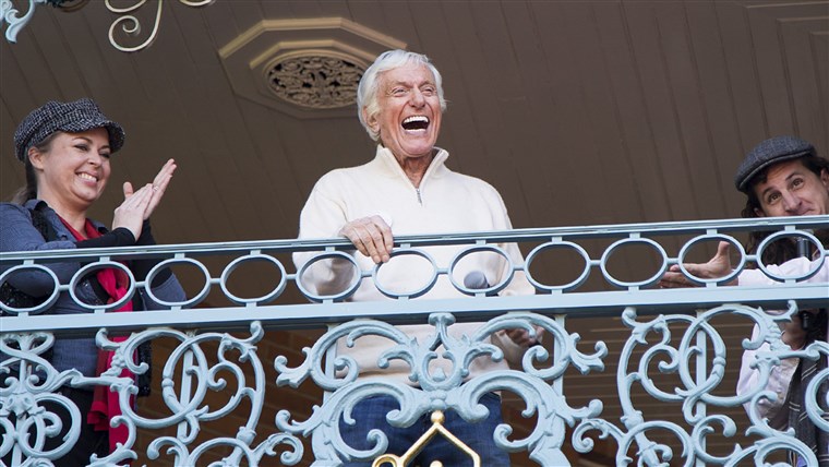 图片： Dick Van Dyke Celebrates His 90th Birthday At Disneyland