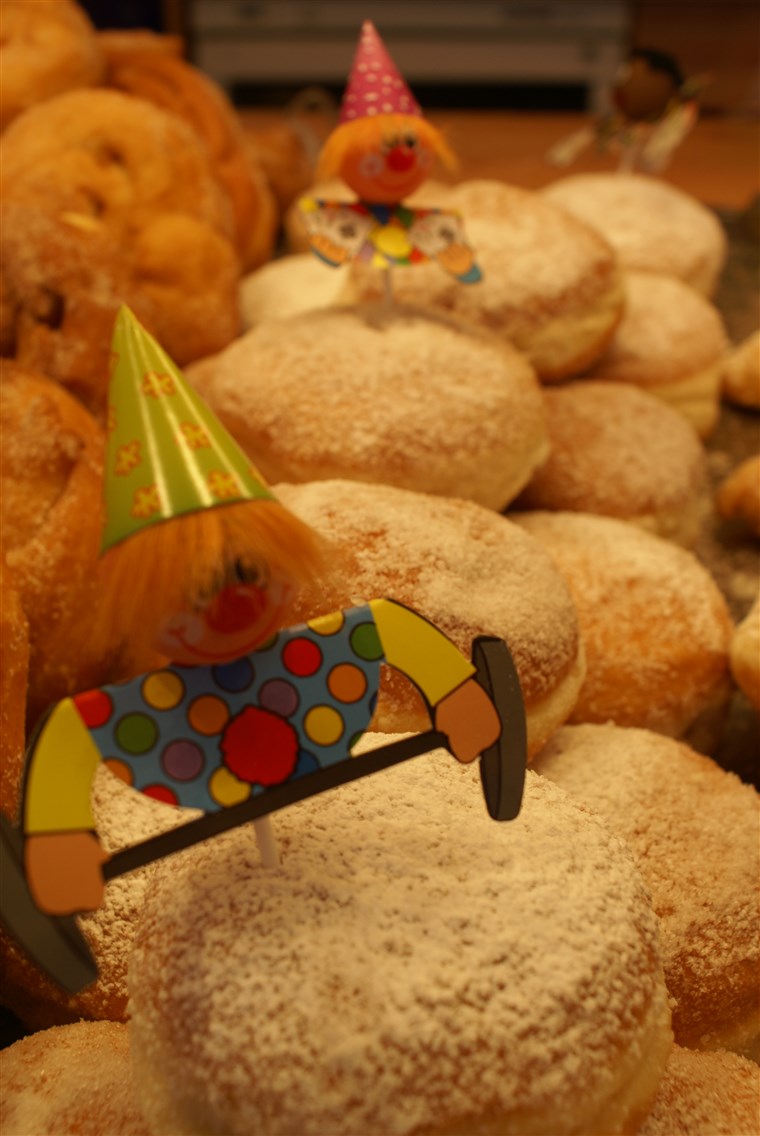 Koblihy, traditionally filled with jam, are a favorite during Germany's carnival season.