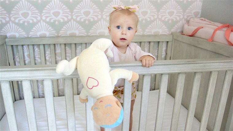 Das doll's soft, plushy feel makes it a sweet toy - even if your baby isn't sleeping.